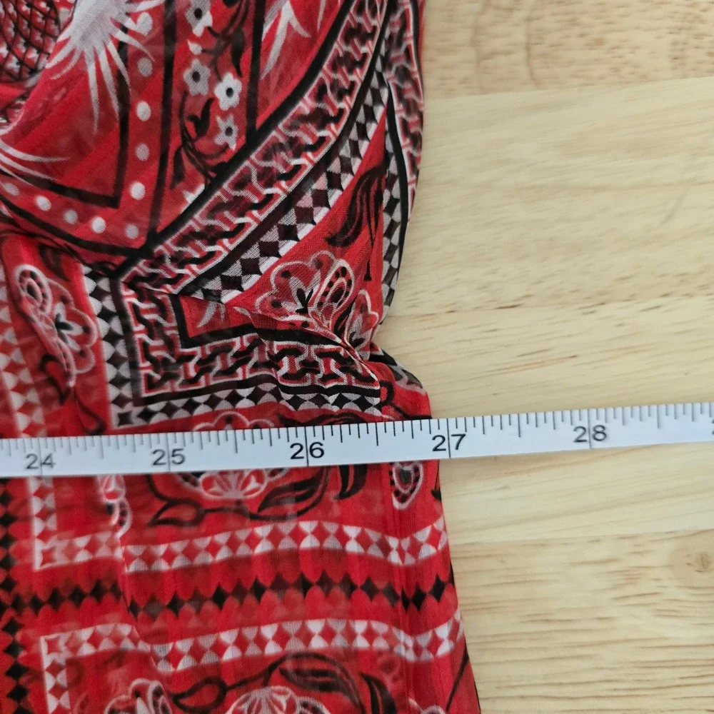 Isabel Marant Silk Scarfe Print Button‎ Down Long Sleeve Blouse Top Size 40 US 8 - Picture 4 of 9